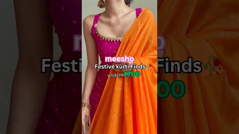 Festive kurti sets under 700rs #aestheticoutfitfinds #suit #kurti - YouTube
