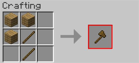 How to Make an Axe in Minecraft | LaptrinhX