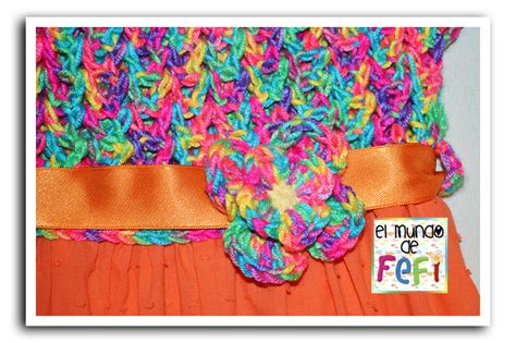 El mundo de Fefi: Vestido de nena: crochet y tela | Vestidos, Vestidos ...