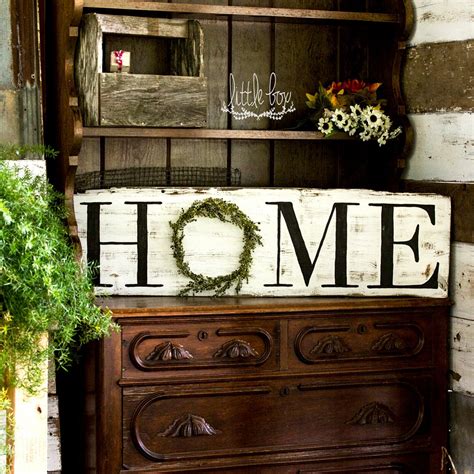 Farmhouse Decor Rustic Home Decor Home Wreath Sign Home - Etsy