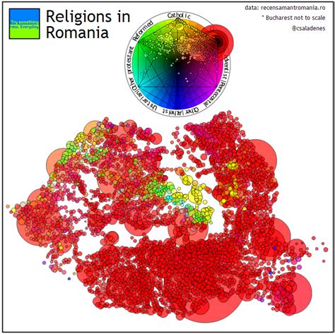 What does religion look like in Romania? — Information is Beautiful Awards