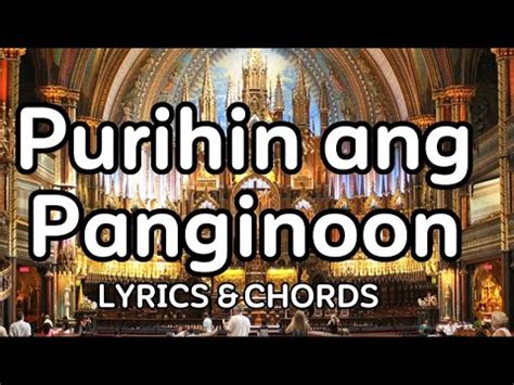 Purihin ang Panginoon / Cover with Lyrics & Chords / Mass Entrance Song - YouTube