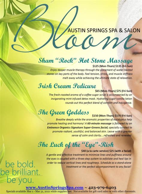 Signature Spa Packages | Austin Springs Spa