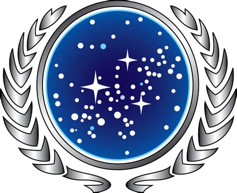 Download File Ufp Emblem Memory - United Federation Of Planets Flag - Full Size PNG Image - PNGkit