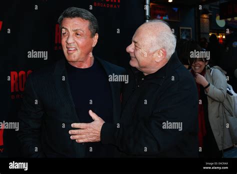 Actors Sylvester Stallone (L) and Burt Young attend the 'Rocky ...