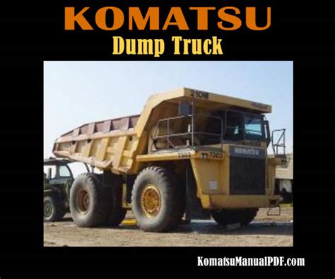 Komatsu Dump Truck 210M Service Manual PDF SN BFA40BX-24361