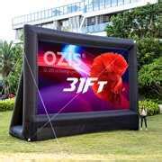 OZIS 31Ft Inflatable Outdoor Projector Movie Screen - Blow up Mega ...