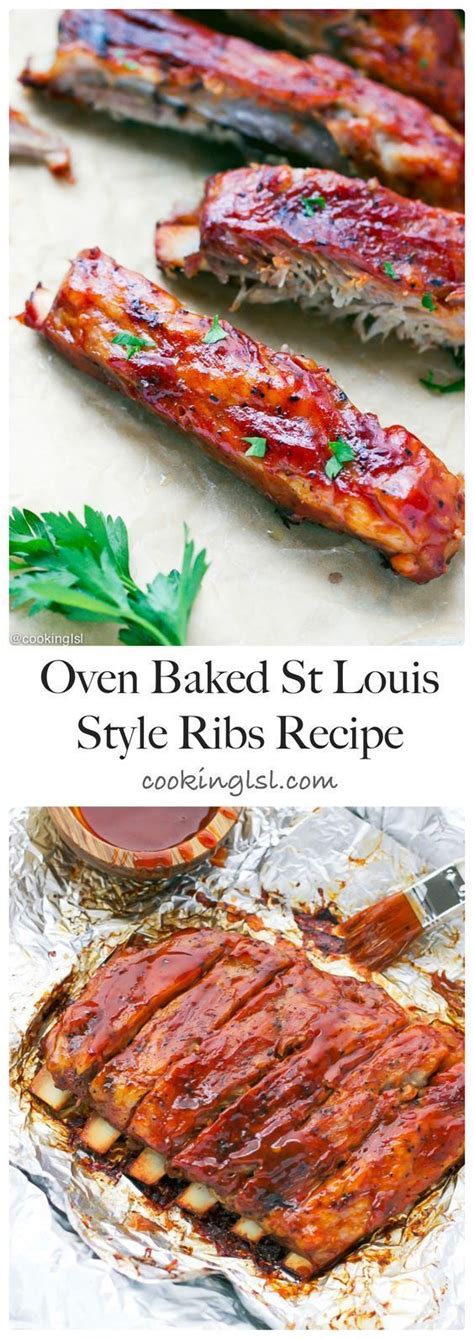 Oven Baked St Louis Style Ribs