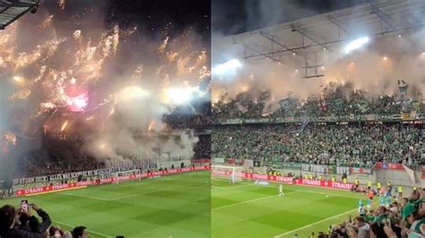 Austrian Cup Final: WATCH Rapid Wien & Sturm Graz fans LIGHT UP stadium ...