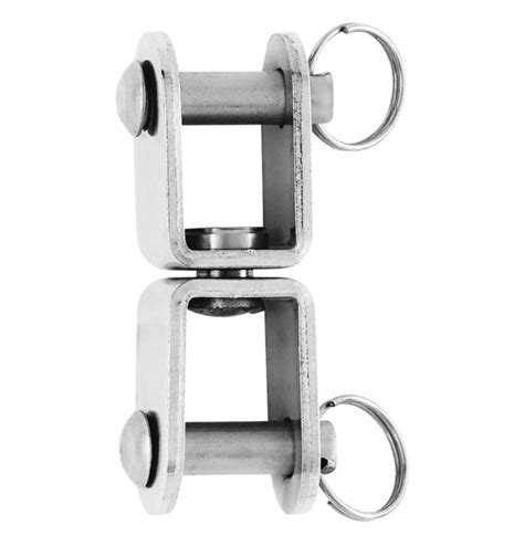 SWIVEL SHACKLE + CLEVIS PIN S/STEEL - Gauci Borda