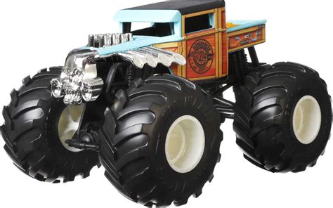 Buy Hot Wheels Monster Trucks 1:24 Scale Vehicle Shaker, Collectible Die-Cast Metal Toy Truck ...