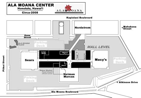 Idear Inseguro enero ala moana mall map Ondular Subir y bajar Espesar