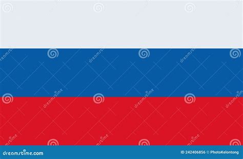 Vector Illustration Russian Flag. Russian Stock Vector - Illustration of symbol, patriotic ...