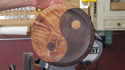 Woodturning Project - How To Make A Segmented Yin Yang Platter - YouTube