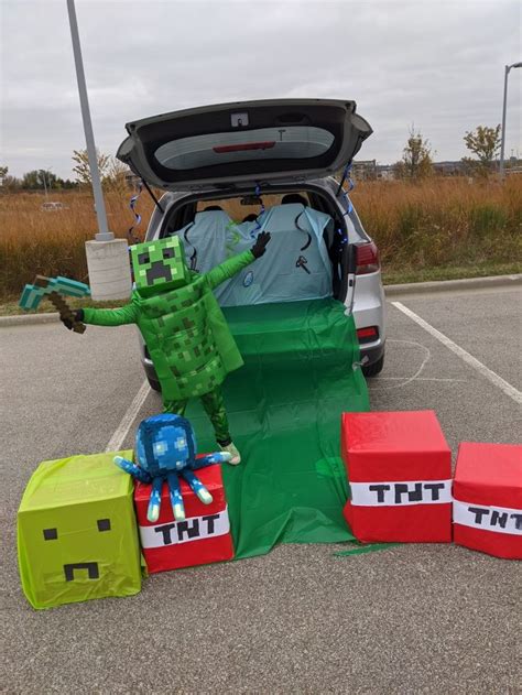 Minecraft for Trunk or Treat! in 2023 | Trunk or treat, Halloween fun ...