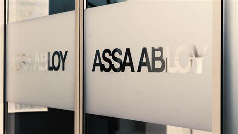 ASSA ABLOY logo door - ASSA ABLOY