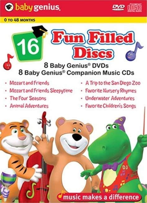 Baby Genius 8-Pack (16-DVD) (2006) - Pacific Ent | OLDIES.com