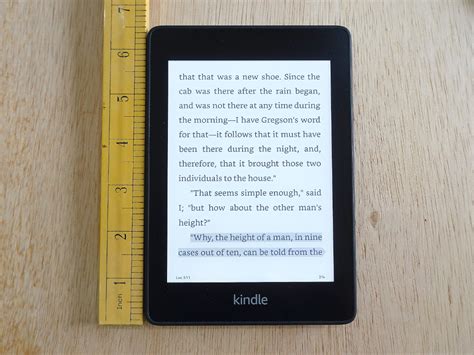 How Big is the Screen on a Kindle Paperwhite (with printable models) - The eBook Detectives