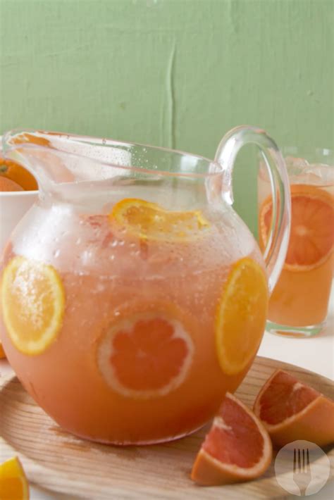 Grapefruit & Orange Vodka Punch | Vodka punch, Peach vodka, Orange punch