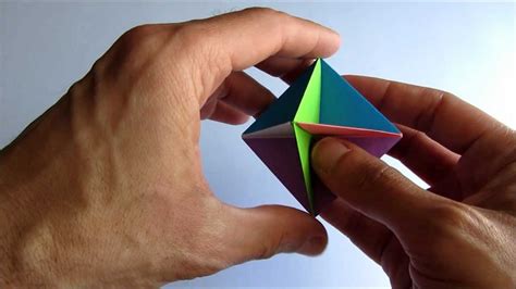 Easy Origami Modular Spinner - YouTube