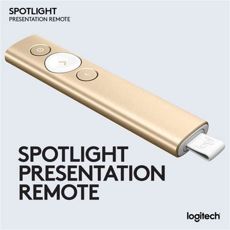 Jual LOGITECH PRESENTER SPOTLIGHT REMOTE /POINTER SPOTLIGHTBERGARANSI RESMI - Gold di Seller ...