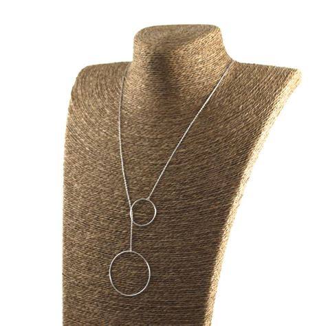 double circle pendant necklace by my posh shop | notonthehighstreet.com