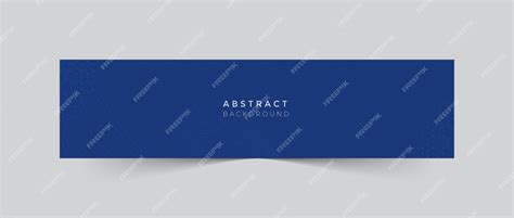 Premium Vector | Blue abstract background linkedin banner template