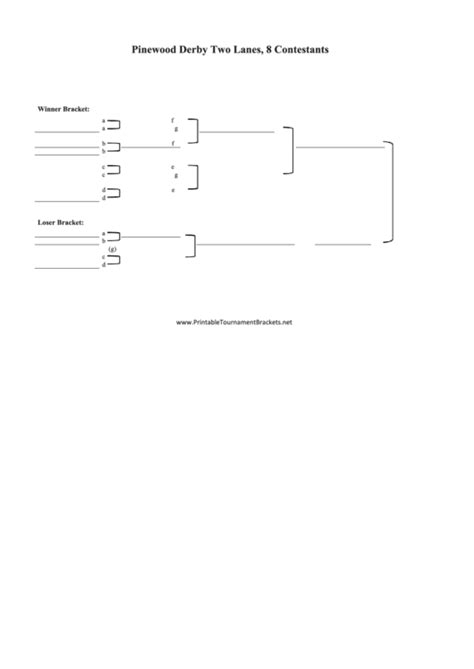 Top 24 Pinewood Derby Templates free to download in PDF format