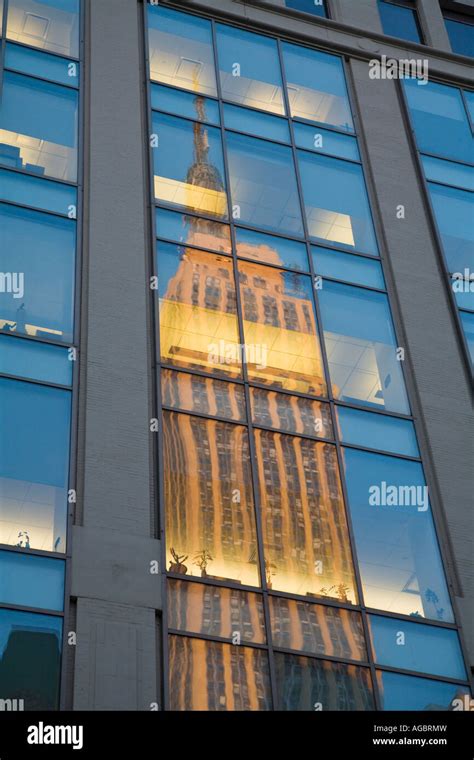 Empire State Building in NYC in Sunset Stock Photo - Alamy