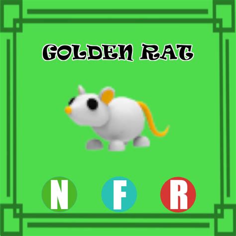 Golden Rat NEON FLY RIDE Adopt Me