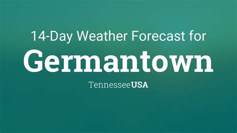 Germantown, Tennessee, USA 14 day weather forecast