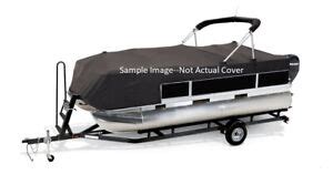 Sun Tracker Mooring Cover for 2016 Fishin' Barge 22 Pontoon, Charcoal ...