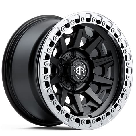 BEADLOCK RIMS BLACK ROCK CAGE SATIN BLACK 17X9 6X139.7