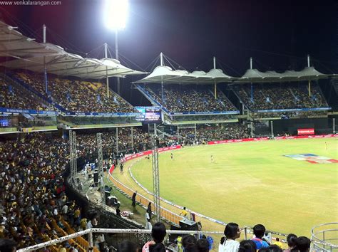 Watched IPL 2011 first match in Chepauk Stadium | Venkatarangan ...