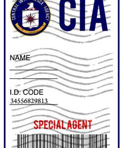 CIA ID Badge/Pass “Person of Interest” Customizable