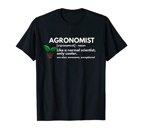 Agronomist Definition Funny Agronomy Gift T Shirt | Pilihax