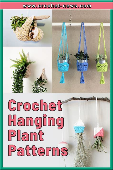 38 Crochet Hanging Plant Patterns - Crochet News