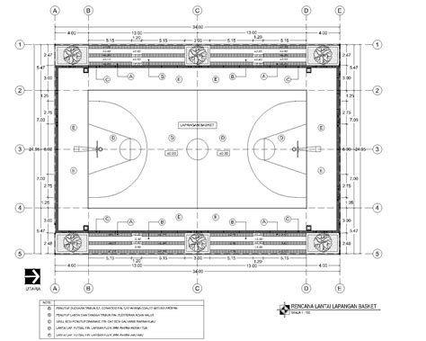 CIVIL INSIDE: CONTOH DESIGN LAPANGAN BASKET