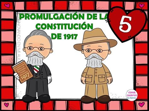 tareitas: 5 DE FEBRERO PROMULGACIÓN DE LA CONSTITUCION | Efemerides de febrero, Constitucion ...