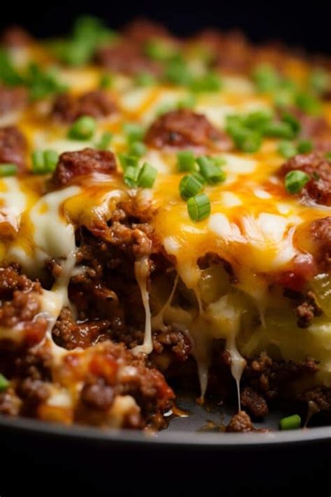 Keto Hamburger Casserole - BeCentsational