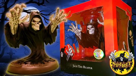 SPIRIT HALLOWEEN MYSTERY BOX !! JACK THE REAPER STATUE FOR 2023 - YouTube