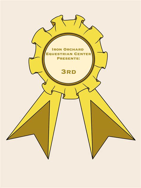 Third Place Ribbon by Iterie on DeviantArt