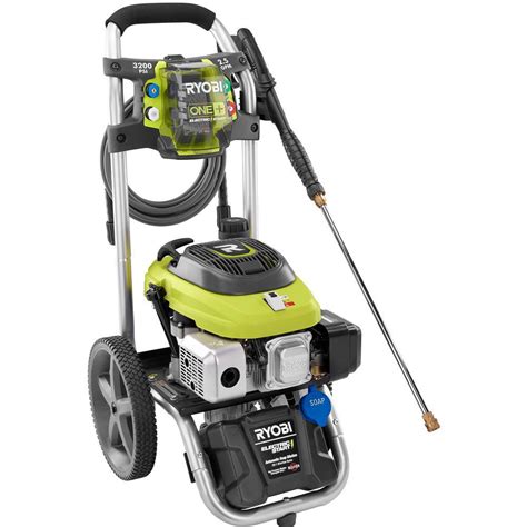 RYOBI Gas Pressure Washer 3,200 PSI 2.5 GPM 18V Electric Start Battery Charger - Pressure Washers