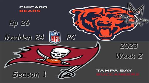 Chicago Bears at Tampa Bay Buccaneers NFL Highlights 2023 W2 Madden 24 PC Modded Franchise - YouTube