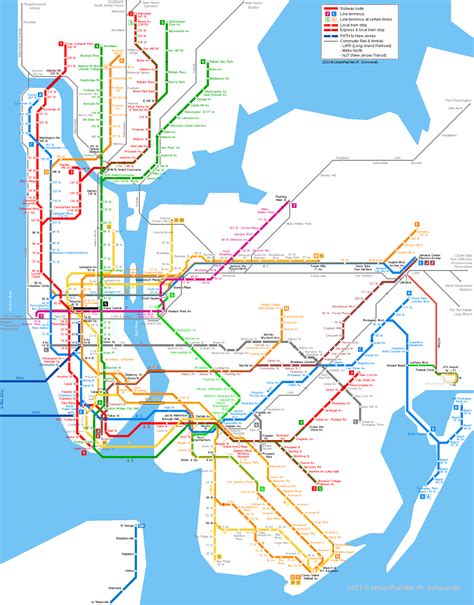 UrbanRail.Net > NEW YORK CITY Subway Map