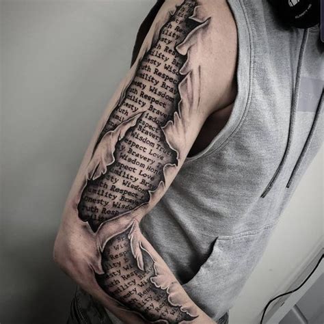 101 Best Ripped Skin Tattoo Ideas That Will Blow Your Mind! in 2024 ...