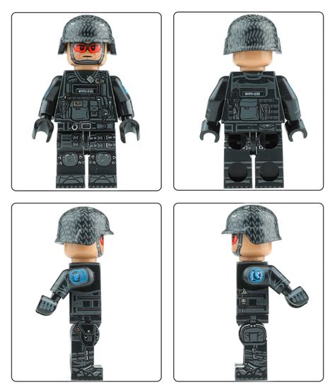 US NYPD SWAT New York City Police - [5] FIGURES w/ weapons – SdKfzbrick