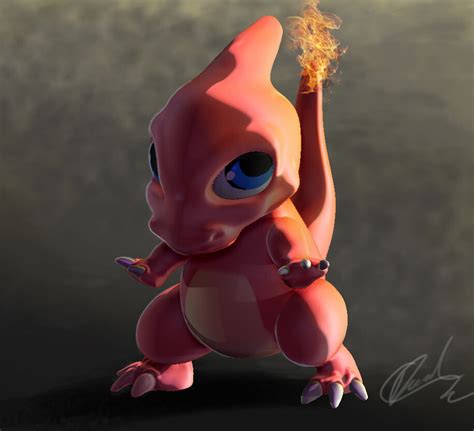 ArtStation - Realistic Charmeleon pokemon