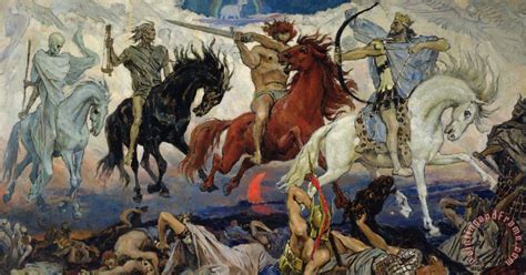 Victor Mikhailovich Vasnetsov The Four Horsemen of the Apocalypse ...