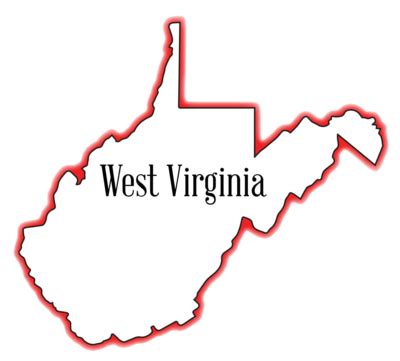 West Virginia State Map And Flag Vector State Map Vector, Vector, State, Map PNG and Vector with ...